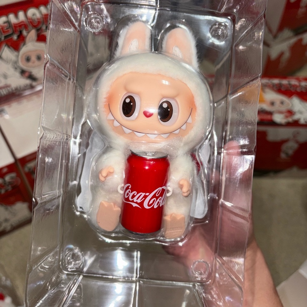100% Authentic Pop Mart Labubu The Monsters Coca Cola Happy Factor Vinyl Plush